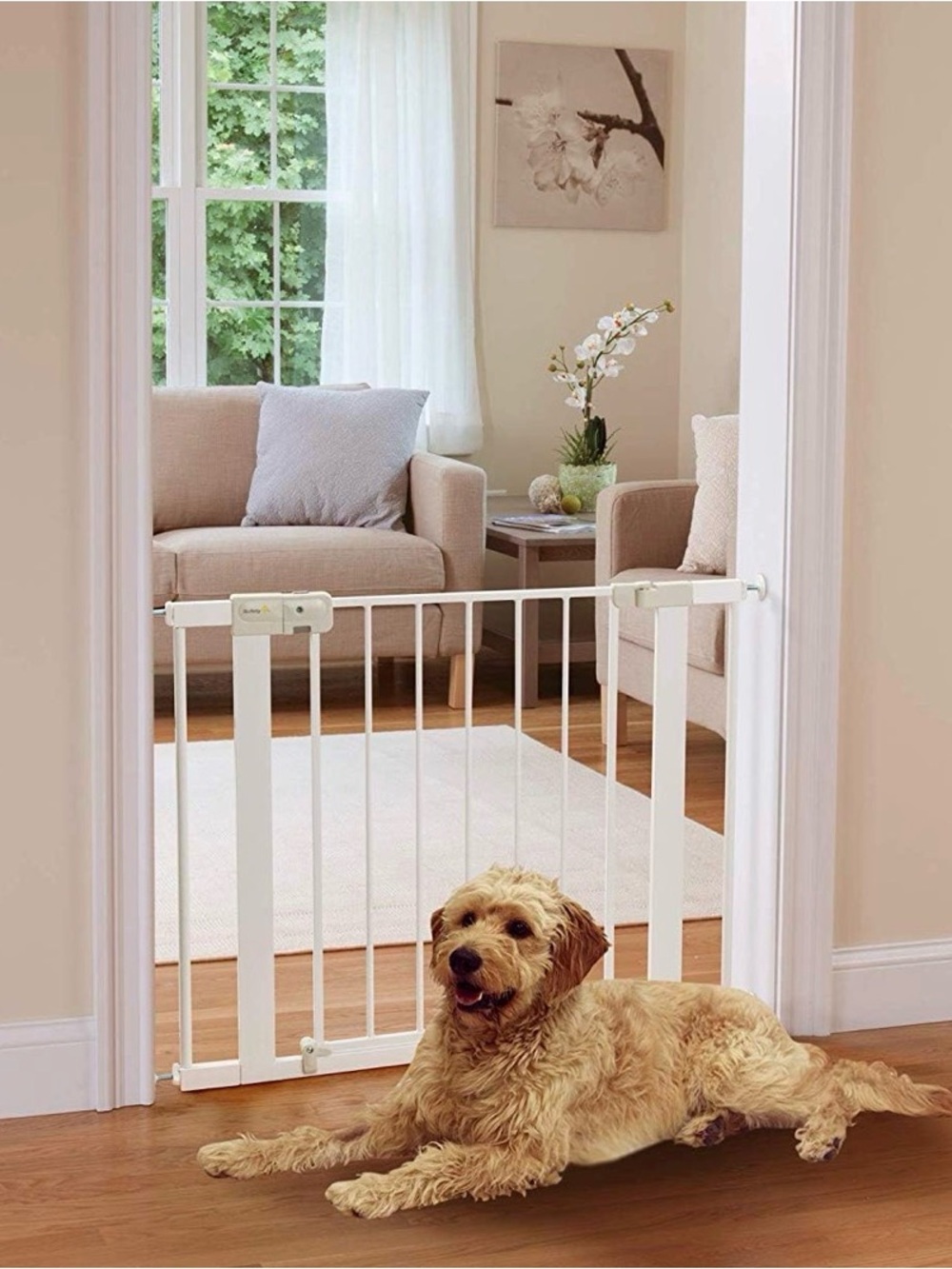 Auto Close Gate - White - Picture 3 of 6
